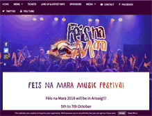 Tablet Screenshot of feis-na-mara.com